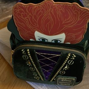 Exclusive Loungefly Hocus Pocus Winifred Cosplay Mini Backpack